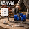 Portable Chainsaw Sharpener Jig for Chain Maintenance – Hand-Crank Sharpening