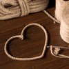 Relaxdays Jute Rope 10 mm, Set of 2 Natural Ropes,