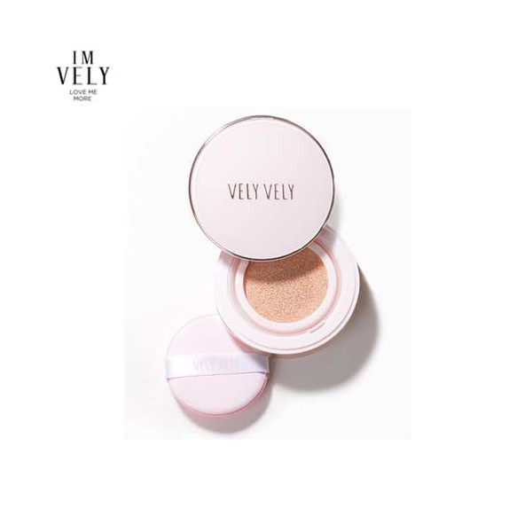 VELYVELY VELY VELY Aura Glow Cushion 17g*2ea, Color:Light