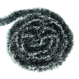 10 m / 32.8 ft Christmas Tinsel Garland, Long Xmas Garland Decorations Metallic Tinsel Strands Christmas Tree Boa Hanging Decoration for Christmas Home Decorations Wreath Wedding Party (Colorful)