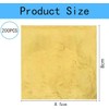 200 Sheets Gold Leaf Sheets Gold Leaf Foil Paper for