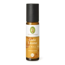 PRIMAVERA Duft Roll-On Gute Laune bio 10 ml - Orange, Limette und Zitrone - Aromaöl, Duftöl, Aromatherapie für unterwegs - motivierend - vegan