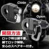 dodtazz Motorcycle Helmet Lock Handle Helmet Holder with Key Storage,