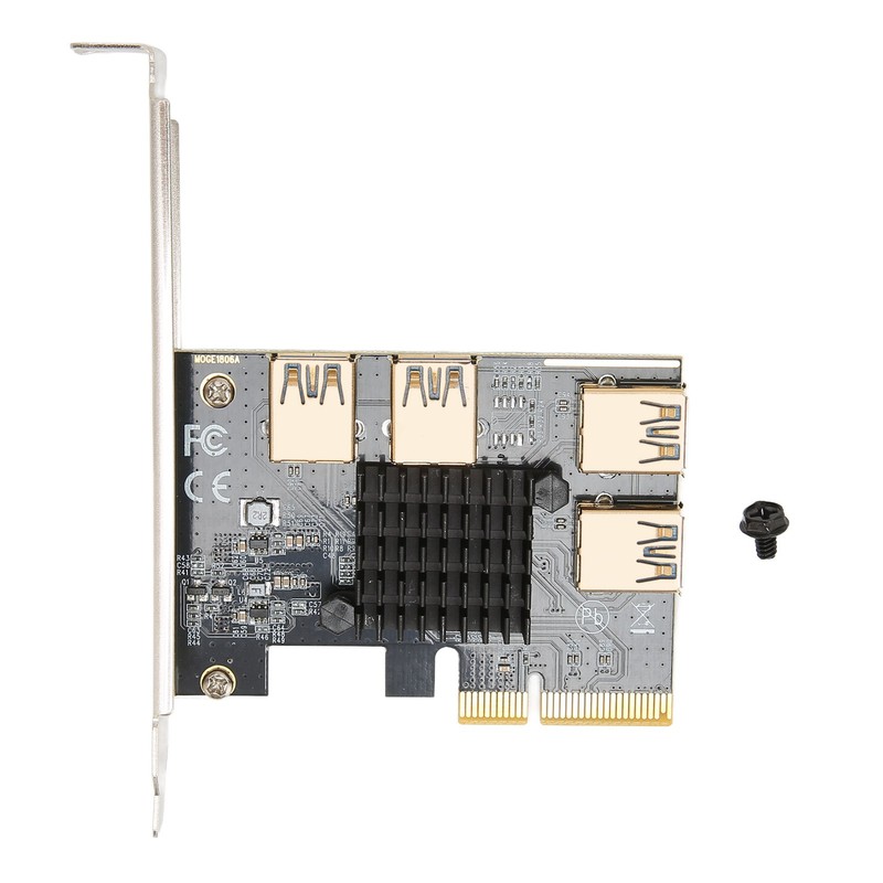 PCI‑E Riser Card PCI‑E X4 1 to 4 PCI Express