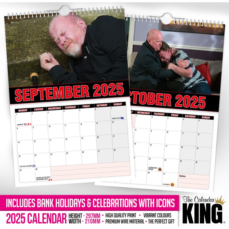 The Calendar King // Phil Mitchell - 2025 Wall Calendar