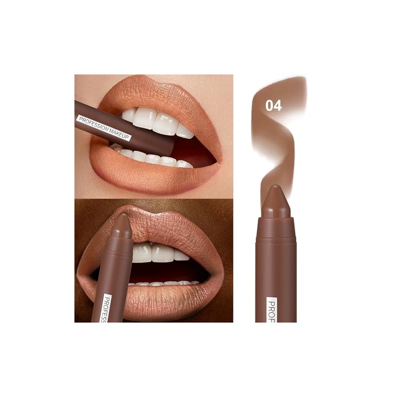 Erinde Lápiz de Labios Mate Velvet, Lápiz Labial Cremoso de