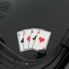 Ace Playing Card Chrome Sticker - High Quality Printed Vinyl