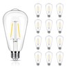 winsaLED 4000K Cool White LED Edison Bulbs 25W Equivalent, Low