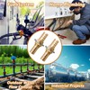 Napredak 1/2 inch Brass Hose Barb Bulkhead Fitting for Water