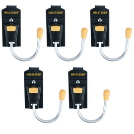MELOTOUGH Tool Belt Hook Tool Holster Cordless Drill Holster with Metal Clip (Yellow 5pcs)