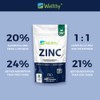 Wellthy Zinc 20mg 220 Cápsulas Hecho Optizinc Fórmula Alta Absorción