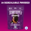 SkinnyDipped Super Dark Chocolate + Sea Salt Almonds, Vegan, Healthy