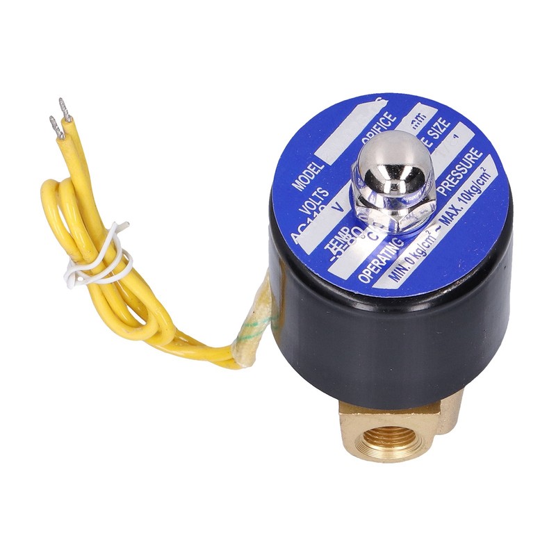 Electric Solenoid Valve Small Normally Closed for Water Air Diesel