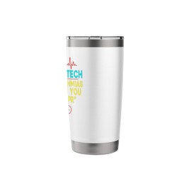 Telemetry Technician Medical Telemetry Tech Shirt Funny Gift Stainless Steel Insulated Tumbler