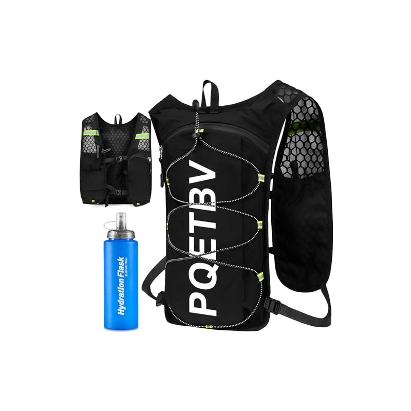 Running Vest for Men and Women, Hydration Backpack with Water