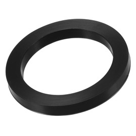 sourcing map Pack of 8 Nitrile Rubber Flat Washer 2 Inch DN50 Seal Black for Wrench Quick Coupling