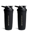 Smartshake 2 Pack Stainless Steel Non-Insulated Protein Shaker Bottle for