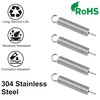 GUNGY Tension Springs with Hooks Stainless Steel Tension Spring Tension