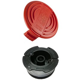 FocalTop Cap and Line Spool for Black & Decker Trimmer GH600 Type 1, GH600 Type 2, GH600 Type 3, GH600 Type 4, GH600 Type 5, GH600-B3LZ Type 5 Replacement