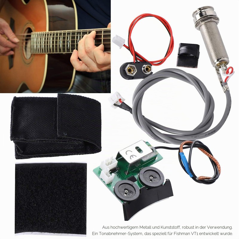 Acoustic Guitar Pickup System Lightweight for VT1 Tail Nail Pickup