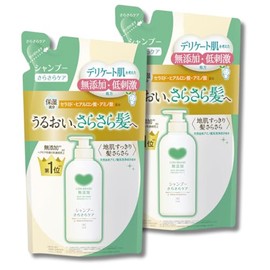 Cow Brand Additive-Free Shampoo for Smooth Care Refill, 12.2 fl oz (360 ml) x 2 Pieces
