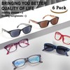 BLOEXCLU 6 Pack Reading Glasses for Women Men Blue Light
