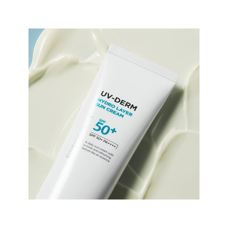 Dermapump 수분선크림유브이덤 하이드로 레이어 선크림 50g (증정 : 선메베5ml) Hydro