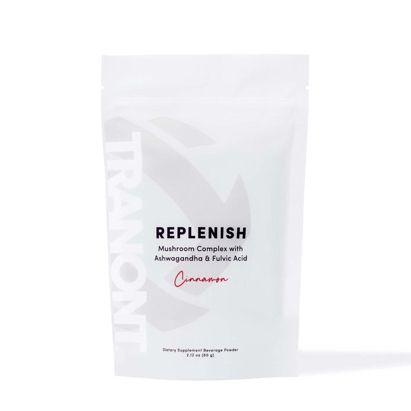 tranont REPLENISH MUSHROOM COMPLEX WITH ASHWAGANDHA AND FULVIC ACID Tranont