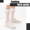 AGDGV 4 Pairs Women's Lace Ankle Socks - Cute Ruffle