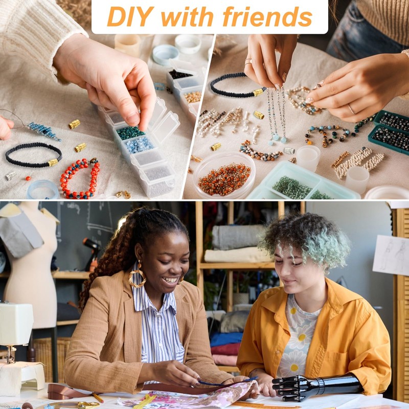 sourcing map 32 Pcs Magnetic Clasps, 5mm /0.2 Inch Leather