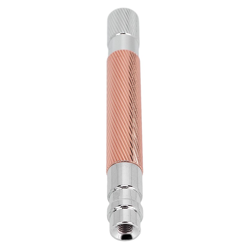 Safety Razor Handle Anti Slip Washable Reusable Metal Hand Shaver