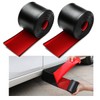 muekzru 8.2ft*3.15in Side Skirts for Cars Universal,Universal Rubber Anti-Scratch Side