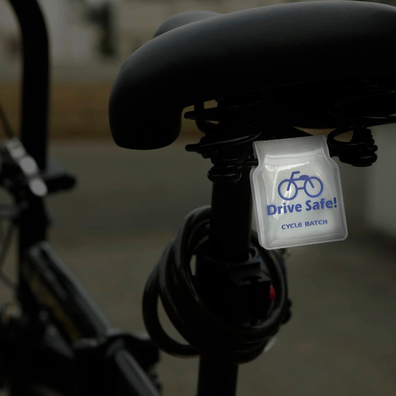 SEFCO 自転車用 脱着簡単 反射バッジ 【角】