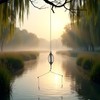 Carp Fishing Feeder Baits Cage, Spring Fish with Holder, Inline