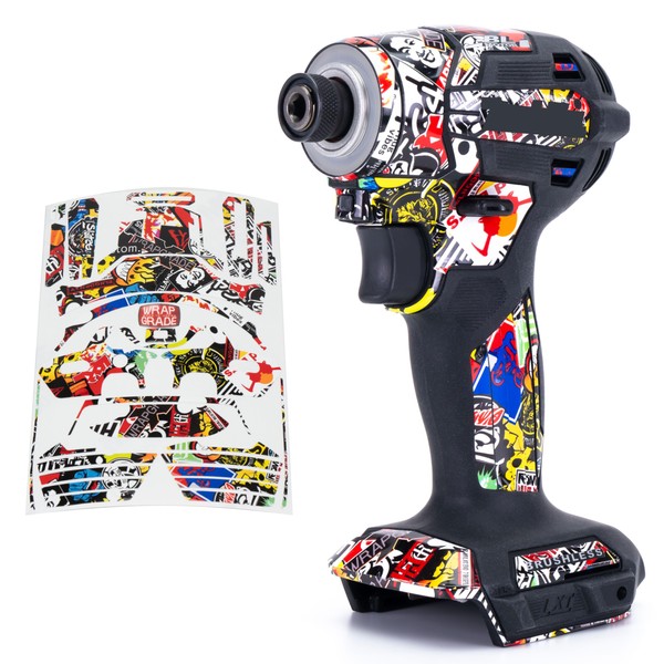 WRAPGRADE Custom Wrap Sticker Decal Compatible with Makita DTD173 18V
