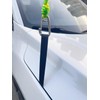 Hood Loop Anchor Straps, 12 ”Extended、Thickened and Stainless Steel Eyelets