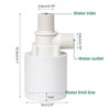 Pack of 2 1/2 Inch Automatic Float Valve Water Level