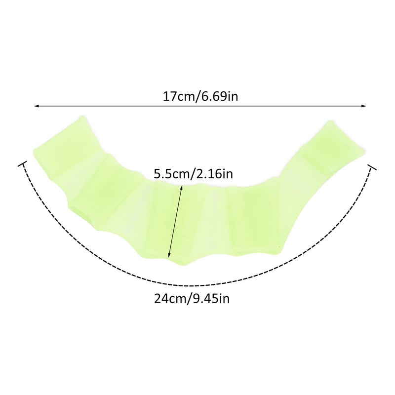 Swimming Finger Webbed Gloves, Swim Palm Finger Gloves Foldable Elastic