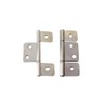 QCAA Flag Three Leaf 3-1/2" Bifold Shutter Hinge for Non-Mortise