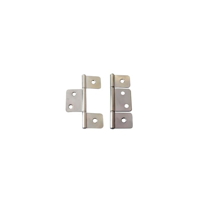 QCAA Flag Three Leaf 3-1/2" Bifold Shutter Hinge for Non-Mortise