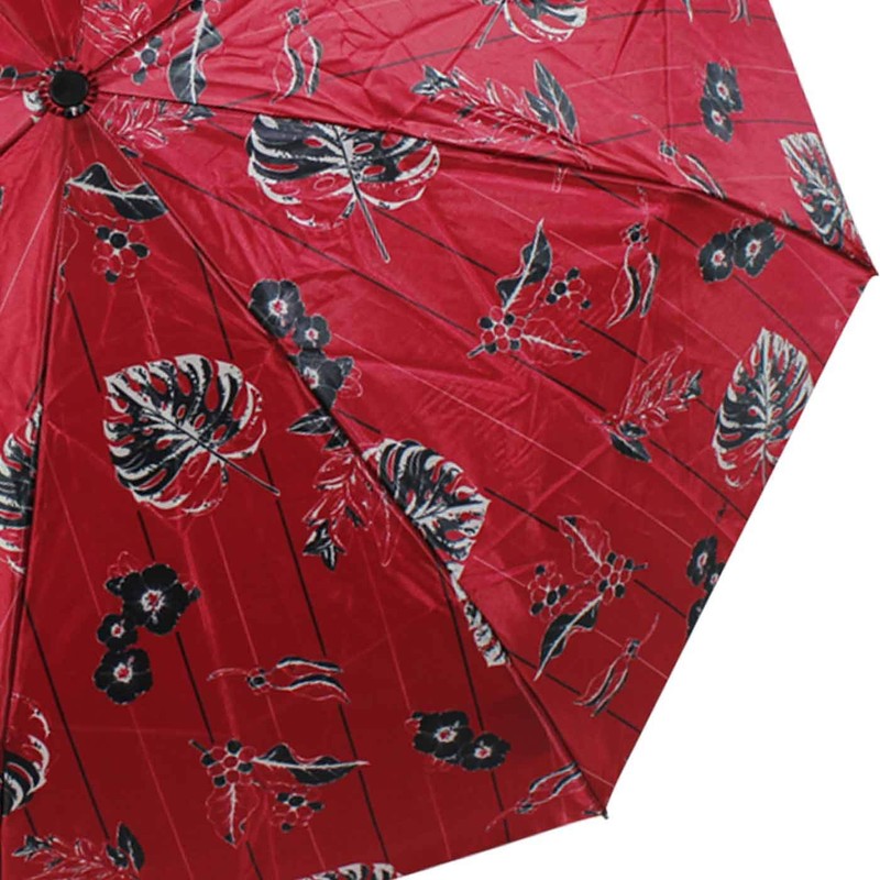 Cachemir Pocket Umbrella Satin Case, bordeaux