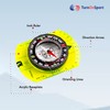Orienteering Compass - Hiking Backpacking Compass - Advanced Scout Compass