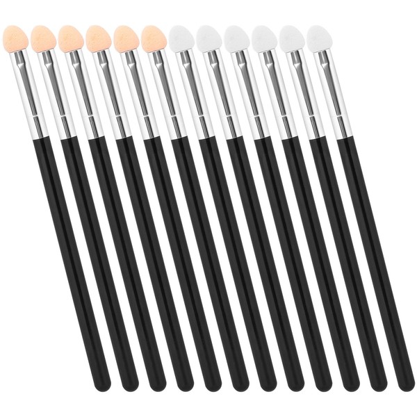 Pack of 12 Chwamm Eye Makeup Brushes, Double-Sided Sponge Eyeshadow