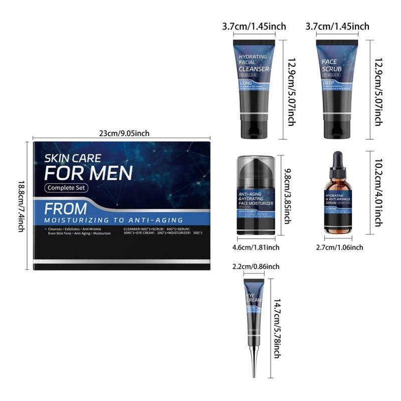 Set Limpieza Facial Profunda Hidratante Antiarrugas Calma