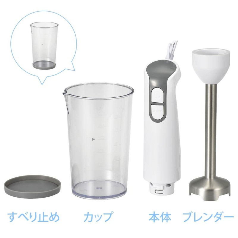 Ohm Electric MS2A-W Hand Blender [Model Number] 08-1208 White