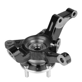 Front Steering Knuckle & Wheel Bearing Hub Assembly Compatible with Chevy Aveo 2004-2011,Aveo5 2007-2011,Pontiac G3 2009-2010,Right Passenger Side Replaces #96535191