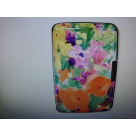 Unbranded NEW Aluminum Wallet RFID Blocking Credit Card Case Pocket  (Beautiful Flowers)