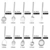 304 Stainless Steel Cooking Utensils Set, 10pcs Long Metal Kitchen