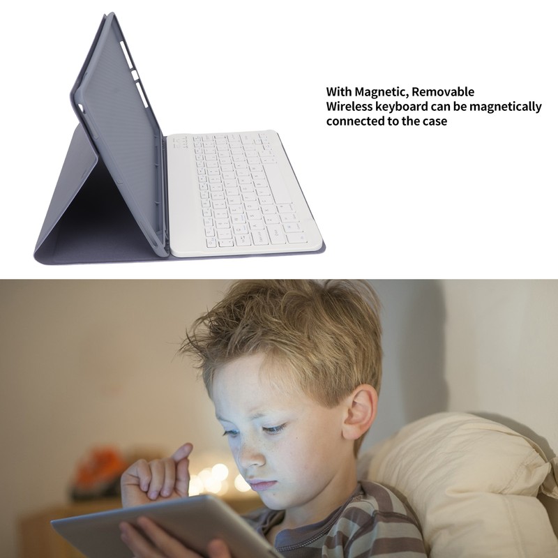 Wireless Keyboard and Case Set Magnetic Removable BT Keyboard with