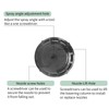 Irrigation Sprinkler, Pop-up Sprinkler, DN20 G3/4 Buried Sprinkler System, Automatic